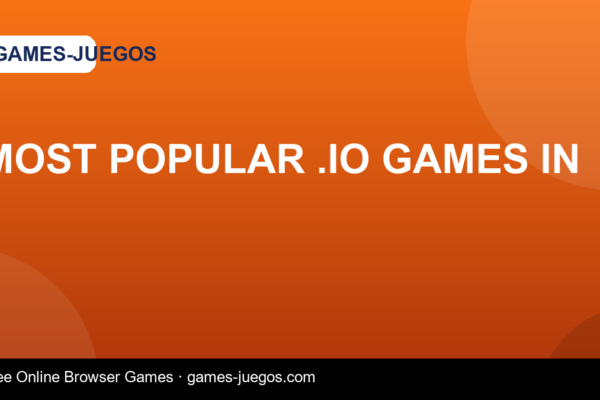 Most Popular .io Games in — Games-Juegos article cover